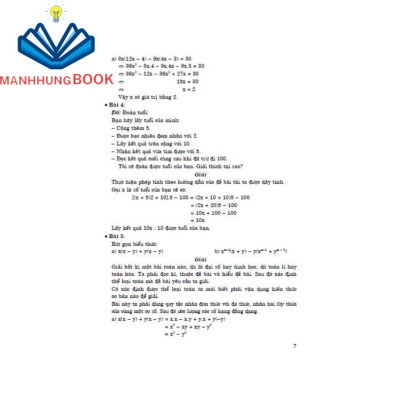 Sách - Phương Pháp Tư Duy Tìm Cách Giải Toán Đại Số Lớp 8 ( Dùng Chung Cho Các Bộ sgk Hiện hành )