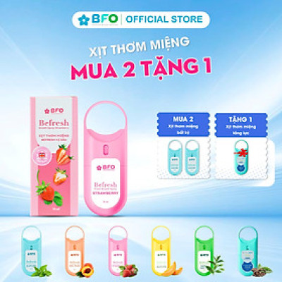 Xịt Thơm Miệng Befresh Cho Hơi Thở Thơm Mát Chỉ Trong 3 Giây Dung Tích 10ml