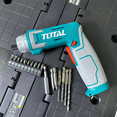MÁY SIẾT VÍT DÙNG PIN 8V TOTAL TSDLI0802 - HÀNG CHÍNH HÃNG