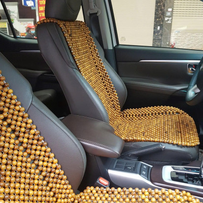 Đệm Lót Ghế Xe Ô Tô Hạt Gỗ Bách Xanh Cao Cấp Hạt 1.8cm ( video , hình thật ) 