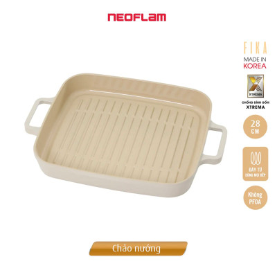 [Hàng chính hãng] Bộ nồi chảo cao cấp chống dính bếp từ Neoflam Fika 5 món. Made in Korea. Hàng có sẵn, giao ngay