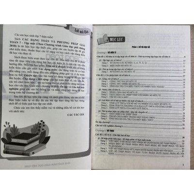 Sách Các Dạng Toán Và Phương Pháp Giải Toán Lớp 7 Tập Một