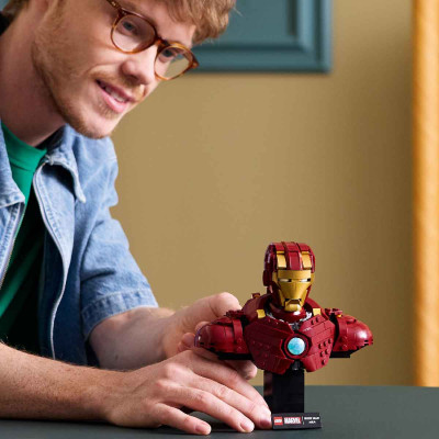 LEGO SUPERHEROES 76327 Đồ Chơi Lắp Ráp Nhân Vật Người Sắt (436 chi tiết)