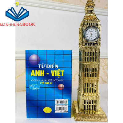 Sách - Từ điển Anh - Việt 175.000 từ ( hộp xanh ).