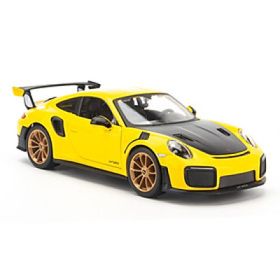 Mô hình xe Porsche 911 GT2 RS Yellow 1:24 Maisto 31523
