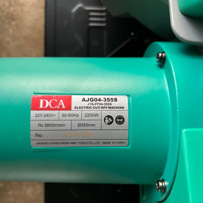 MÁY CẮT SẮT 2200W 355MM DCA AJG04-355S - HÀNG CHÍNH HÃNG