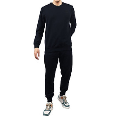 Bộ nỷ chui đầu họa tiết phản quang Novelty Regular fit đen NBNMMDMT3R230633B