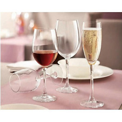Bộ 6 ly vang thủy tinh Luminarc Breeze 350ml H7835, thủy tinh cao cấp, tinh tế
