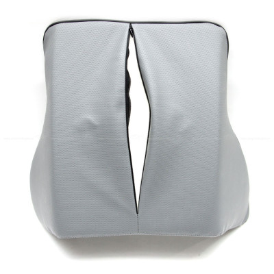 Tựa Lưng Ô Tô Cao Su Non Bọc Da CIND G003 Màu Xám