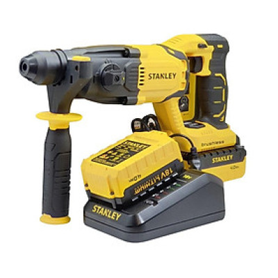 MÁY KHOAN CẦM TAY 18V/BL-3 CHỨC NĂNG 26MM STANLEY SBR20M2K-B1- HÀNG CHÍNH HÃNG