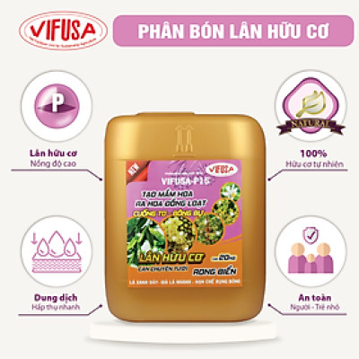 VIFUSA-P15 - Phân bón Lân hữu cơ can 20kg