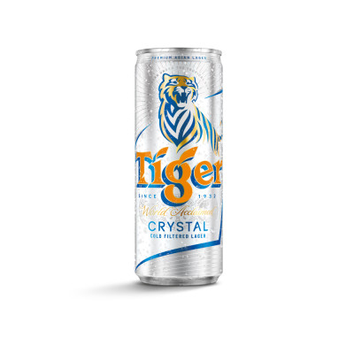 Thùng 24 lon bia Tiger Crystal (330ml/lon)