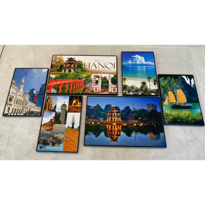 (HCM) Tranh Hà Nội, tranh treo tường phong cảnh Hà Nội,tranh trang trí decor  nhà hàng, khách sạn