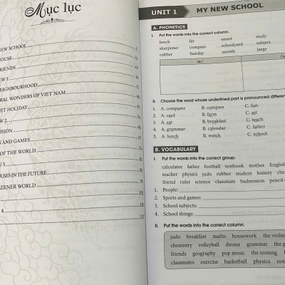 Bài tập thực hành tiếng Anh 6 - Có đáp án (Dùng kèm SGK Global Success) Bản mới 2024