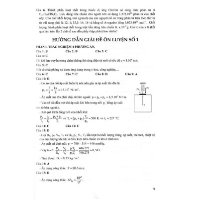 Bộ đề ôn tập thi tốt nghiệp THPT môn Vật lí ( HA)