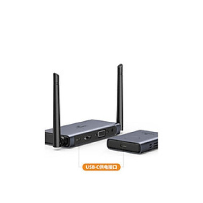 Ugreen UG50633US505TK 50m 1080p 60hz Wireless HDMI + VGA + 3.5mm Audio Extender Transmitter and Receiver with type c power port - HÀNG CHÍNH HÃNG