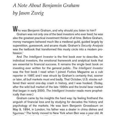 The Intelligent Investor: The Definitive Book on Value Investing. A Book of Practical Counsel (Revised Edition)