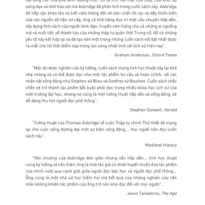 Cuộc Thập Tự Chinh Thứ Nhất - Cội Nguồn Xung Đột Giữa Kitô Giáo Và Islam Giáo