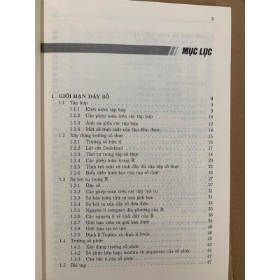 Sách - Giáo trình giải tích thực một biến