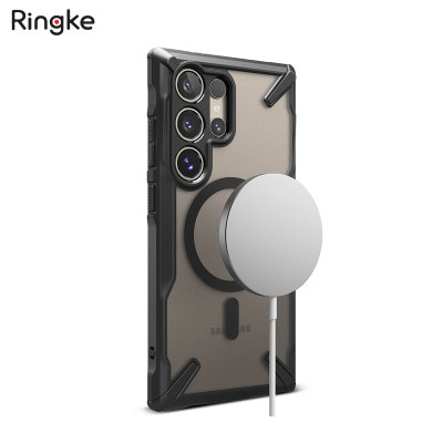 Ốp lưng dành cho Samsung Galaxy S24 Ultra RINGKE Fusion X Magnetic - Hàng Chính Hãng