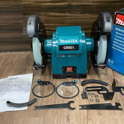 MÁY MÀI BÀN 2 ĐÁ 550W (205 X 19MM) MAKITA GB801 - HÀNG CHÍNH HÃNG