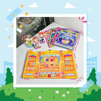 Sách - Trò Chơi Sắp Xếp Tủ Đồ Cùng Mika Xinh Đẹp - Thời Trang Và Phụ Kiện Nữ Sinh Trung Học- Bóc Dán 80+ Sticker Cho Bé Gái - Megabook