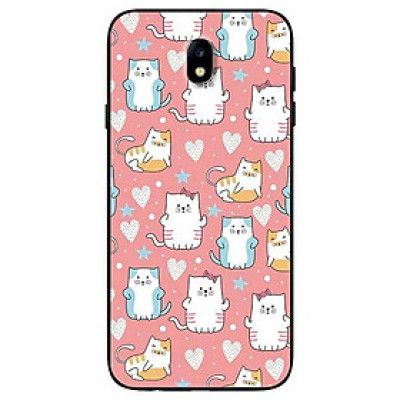 Ốp lưng dành cho Samsung J3 Pro - J7 Pro - J5 Prime - J7 Prime mẫu Họa Tiết Mèo Xanh Vàng