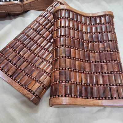 Gối Công Thái Học , Gối Hạt Gỗ Cao Cấp - Kích Thước 36cmx24cmx8/4cm ( video , hình thật )