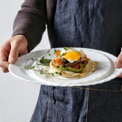 Đĩa (dĩa)/Bộ 6 đĩa thủy tinh nông lòng Luminarc Trianon 20cm N3647/N3647*6 | Hàng chính hãng