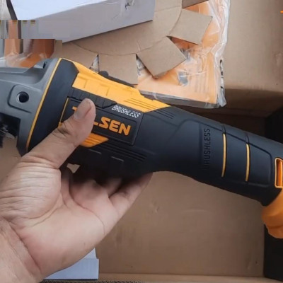 THÂN MÁY MÀI PIN 20V 125MM ĐỒNG CƠ KHÔNG CHỔI THAN TOLSEN 87278 - HÀNG CHÍNH HÃNG