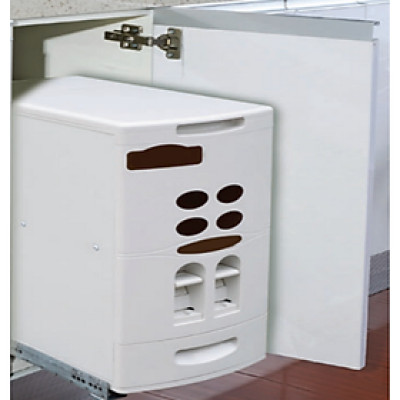 Thùng Gạo Âm Tủ Grob RB-18-4 - Hàng Chính Hãng