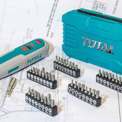 MÁY SIẾT VÍT DÙNG PIN 4V TOTAL TSDLI0403 - HÀNG CHÍNH HÃNG