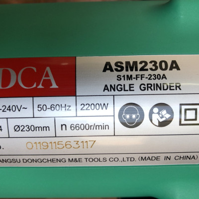 Máy mài góc 2020W DCA ASM230A (S1M-FF-230A)