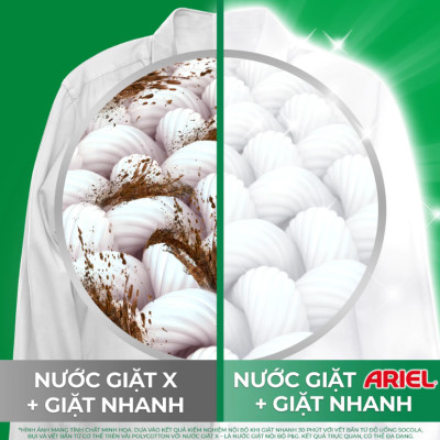 Túi Nước Giặt ARIEL Chuyên Gia Cửa Trên Ngăn Lem Màu - Hương Downy Nước Hoa 3.65KG