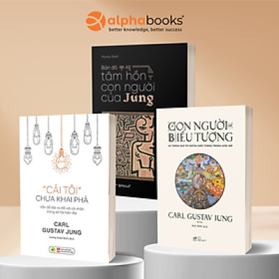 Bộ Sách Kinh Điển Khai Phá Nội Tâm Cùng Carl Jung: Con Người Và Biểu Tượng - Nhã Nam + Bản Đồ Tâm Hồn Con Người Của Jung + Cái Tôi Chưa Khai Phá - Bách Việt