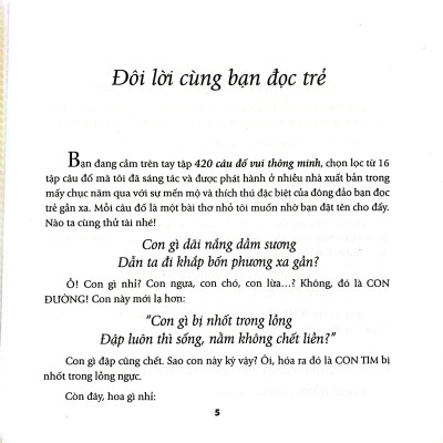 420 Câu Đố Vui Thông Minh - Nguyễn Ngọc Ký