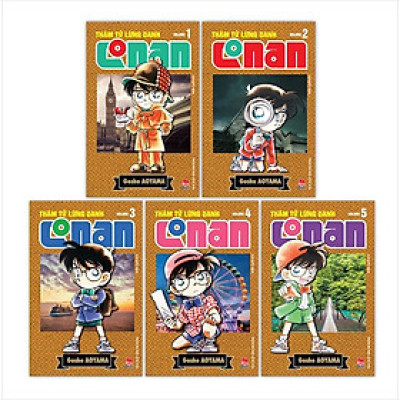 Combo Thám Tử Lừng Danh Conan Bản Nâng Cấp: Từ Tập 1 Đến Tập 5 (5 Cuốn)