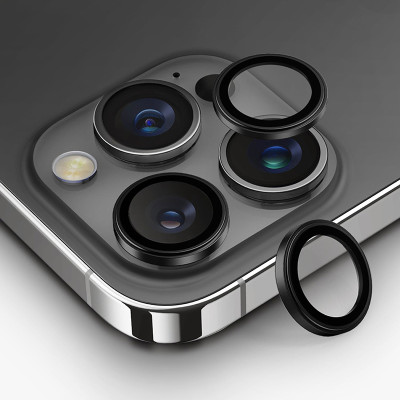 Kính Bảo Vệ Camera UNIQ OPTIX ALUGUARD Cho iPhone 16/ 16 Plus Khung Hợp Kim Nhôm Kính Cường Lực 9H Trong Suốt Hàng Chính Hãng