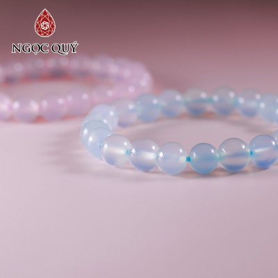 Vòng tay đá mã não hạt 8mm - Ngọc Quý