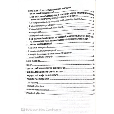 Sách - Công cụ tư vấn định hướng nghề nghiệp cho học sinh trung học cơ sở