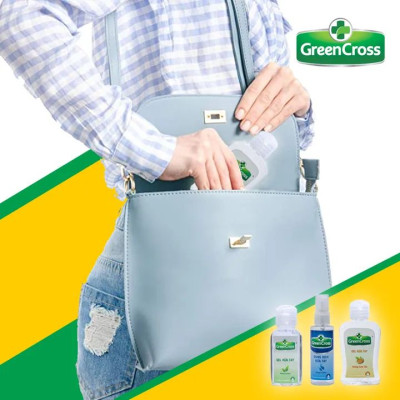 Combo Nước rửa tay kháng khuẩn vượt trội an toàn cho da Green Cross 70ml Dạng Xịt