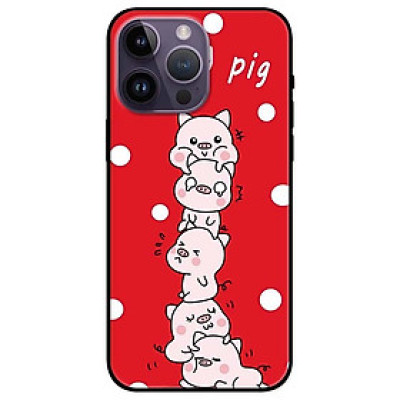 Ốp lưng dành cho Iphone 14 - Iphone 14 Plus - Iphone 14 Pro - Iphone 14 Pro Max - Bốn Chú Heo