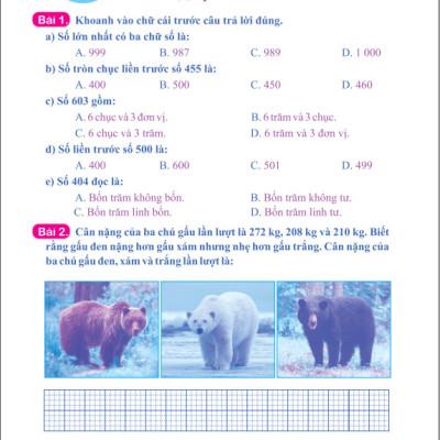 Sách - Combo 2 cuốn Vở Bài Tập Toán Nâng Cao 3 - Biên soạn theo chương trình GDPT mới - ndbooks