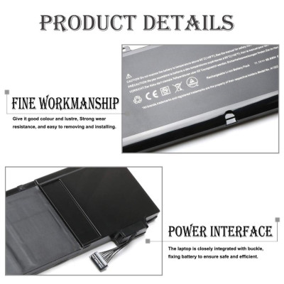 Pin Tương Thích Cho Macbook Pro 13 Inch A1278 A1322 TEEEMO PC Hàng Nhập Khẩu New Seal TEBAT3011