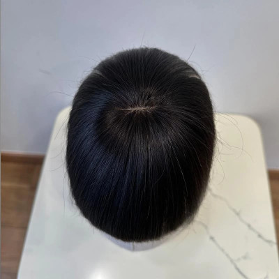 Mái 2in1 mái canh dày, đường ngôi nằm ngang tóc th.ật nữ - Tóc Giả Vân Anh