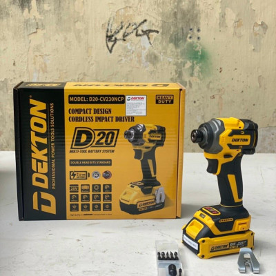 MÁY BẮT VÍT DÙNG PIN DEKTON D20-CV230NCP - HÀNG CHÍNH HÃNG