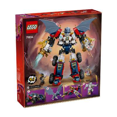 Đồ Chơi Lắp Ráp Chiến Giáp Kết Hợp Của Zane LEGO NINJAGO 71834 (1187 chi tiết)