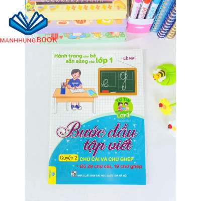 Sách - Combo 2 cuốn Bước Đầu Tập Viết (Hành trang cho bé sẵn sàng vào lớp 1).