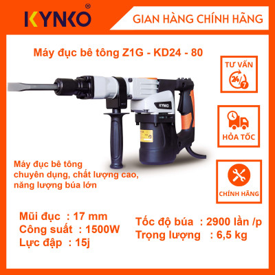 Máy đục bê tông - KD24 cầm tay giá tốt chính hãng Kynko Z1G- KD24 -80 # 6241