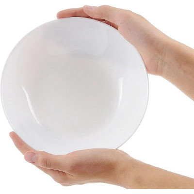 Bộ 6 đĩa thủy tinh sâu lòng Luminarc Diwali 20cm - N3605*6, chịu sốc nhiệt tốt